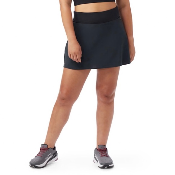 Smartwool Active Skort XS Black Athletic Outdoor Pickleball Tennis Golf Skirt - Picture 2 of 12